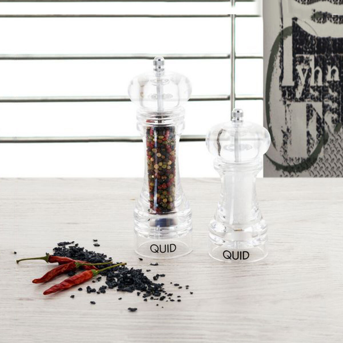 Molinillo para Especias Quid Hábitat Transparente