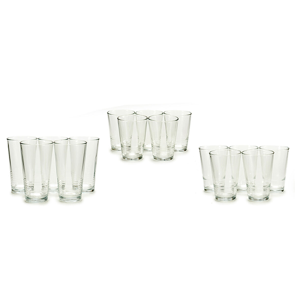 Set de Vasos Vivalto Transparente Vidrio