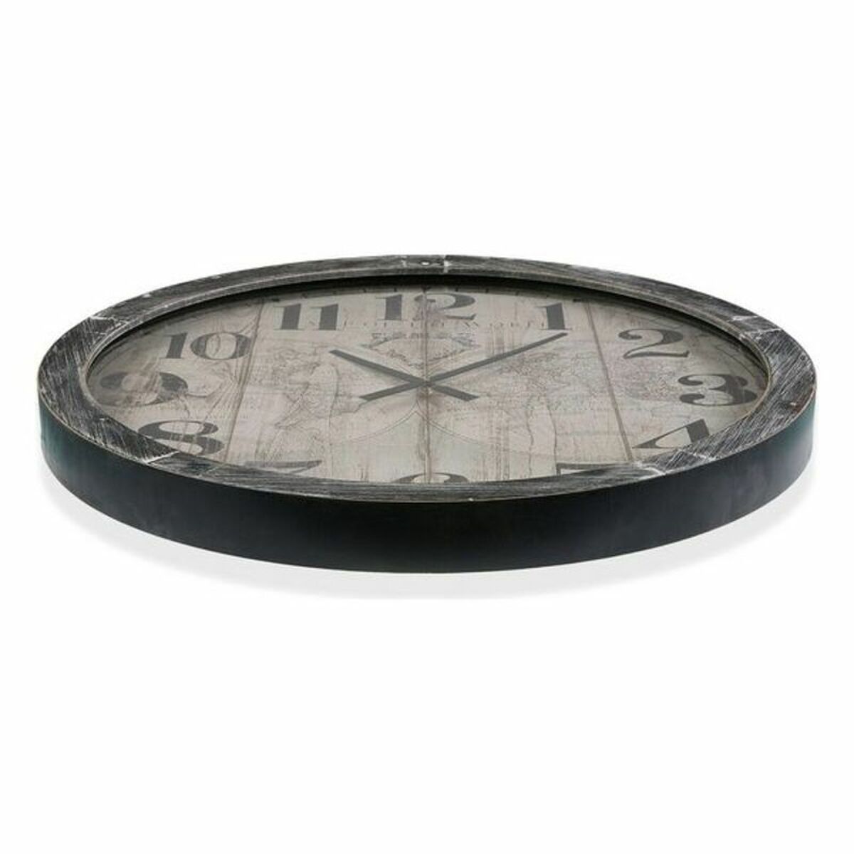 Reloj de Pared Versa Map World Madera MDF (6,5 x 76,5 x 76,5 cm)