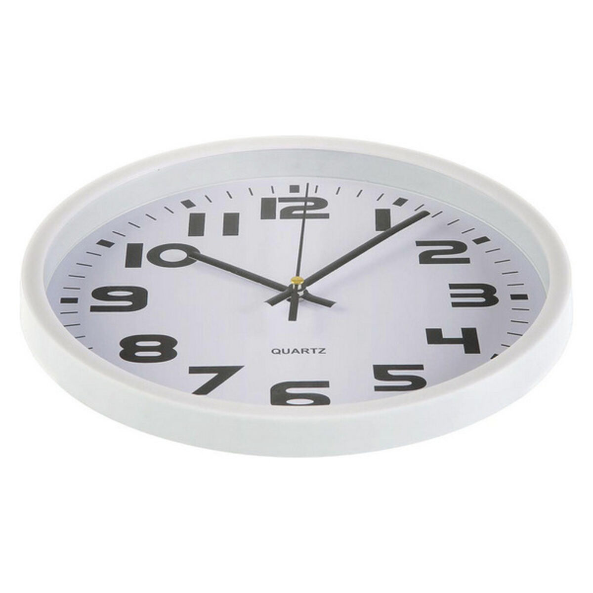 Reloj de Pared Versa Blanco Plástico 3,8 x 25 x 25 cm