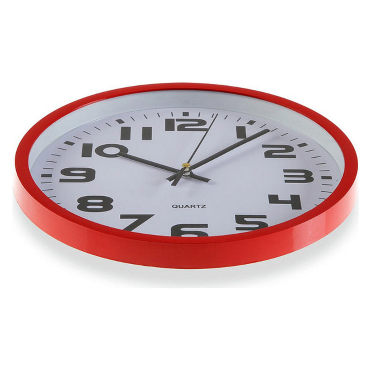 Reloj de Pared Versa Rojo Plástico 3,8 x 25 x 25 cm