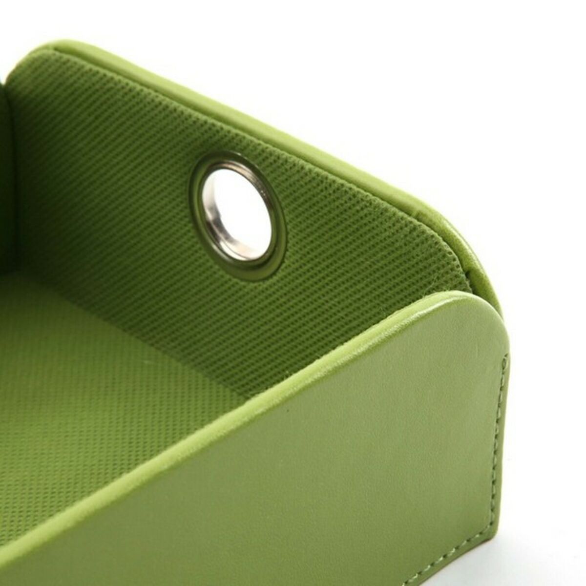 Vaciabolsillos Versa Plata Polipiel Metal (13 x 6,5 x 20 cm)