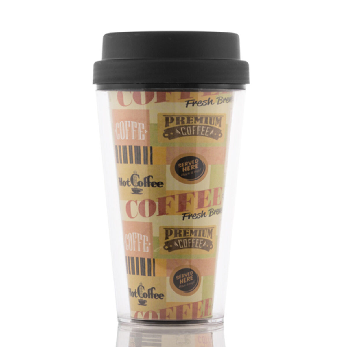 Vaso con Tapa y Doble Pared Coffee Gadget and Gifts