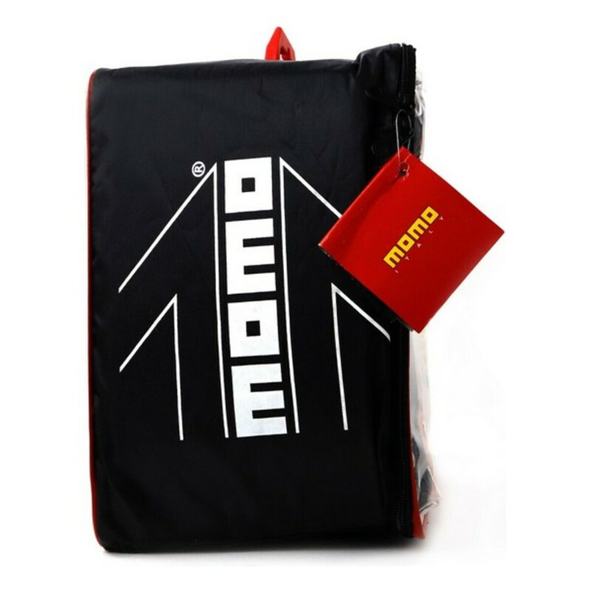 Fundas para Asientos de Coche MOMO 21 Negro Negro/Rojo Poliéster