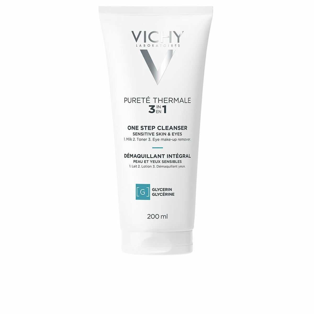 Leche Desmaquillante Facial Vichy Pureté Thermale 3 en 1