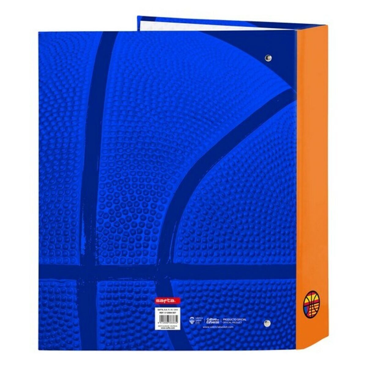 Carpeta de anillas Valencia Basket A4 (27 x 33 x 6 cm)