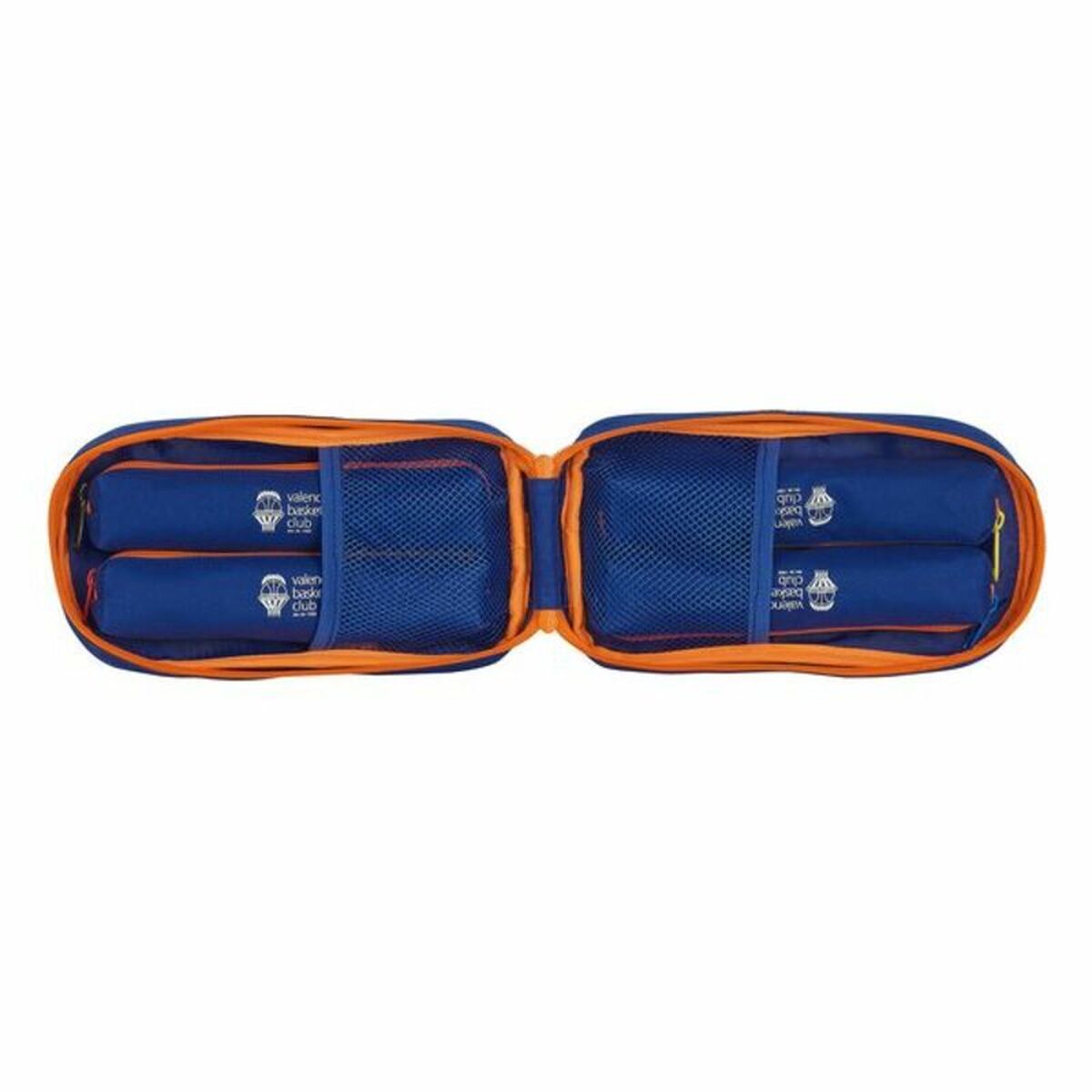 Plumier Mochila Valencia Basket M847 Azul Naranja 12 x 23 x 5 cm