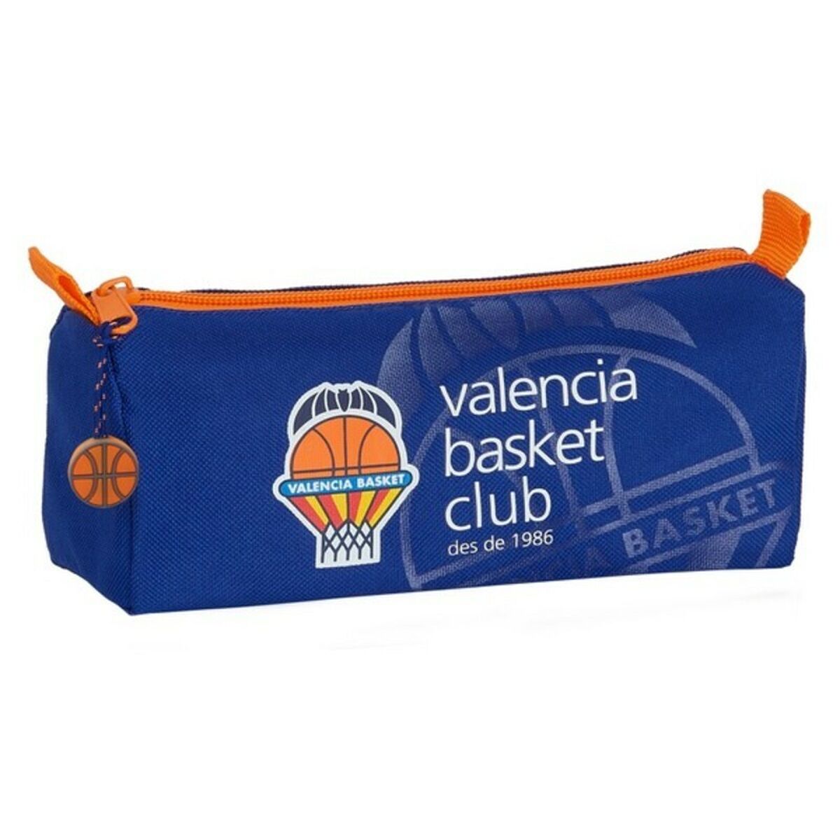 Portatodo Valencia Basket M742 Azul Naranja (21 x 8 x 7 cm)