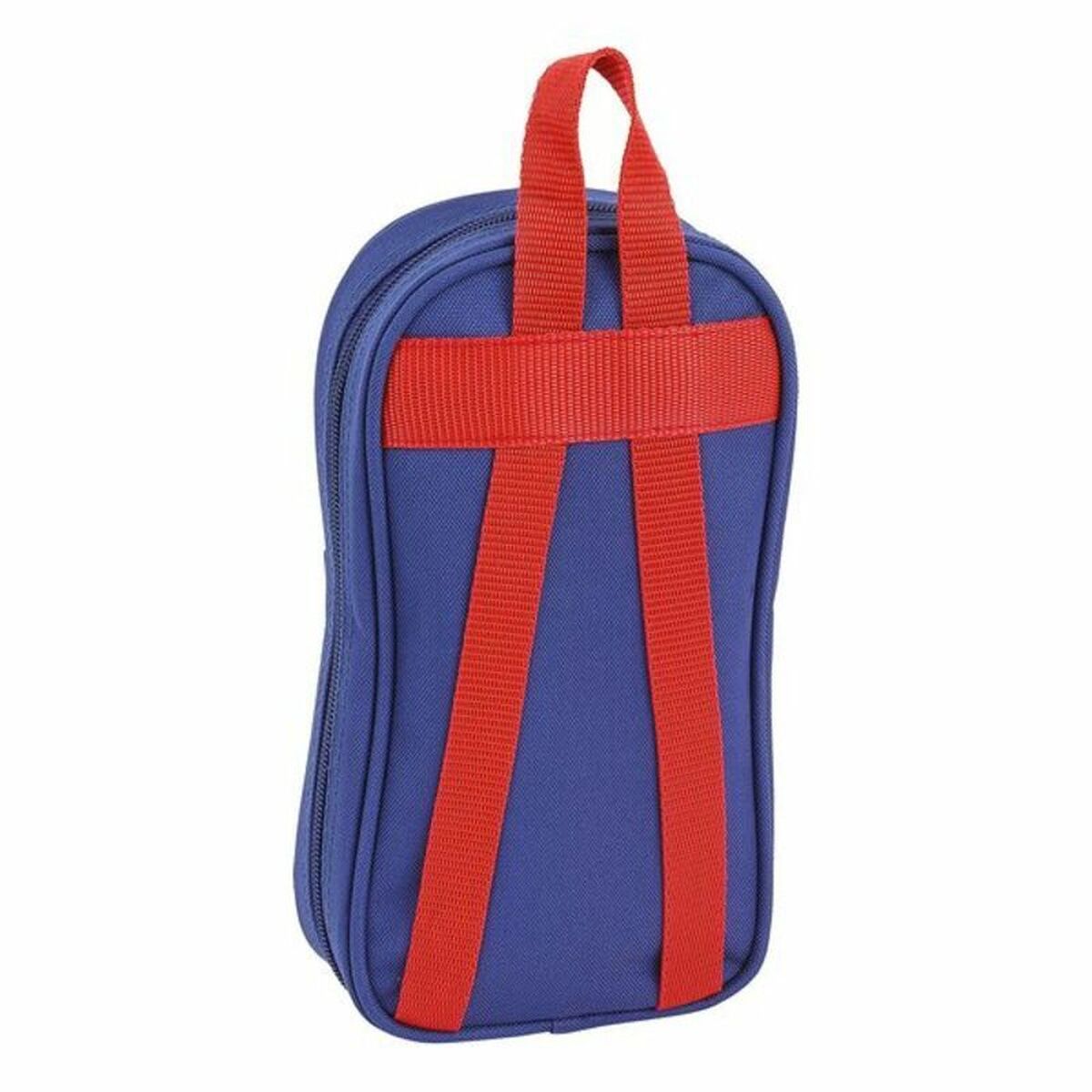 Plumier Mochila Atlético Madrid In blue Azul marino 12 x 23 x 5 cm (33 Piezas)