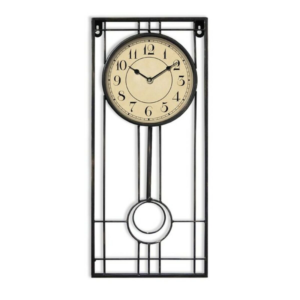 Reloj de Pared Versa Metal (4,5 x 45 x 20 cm)