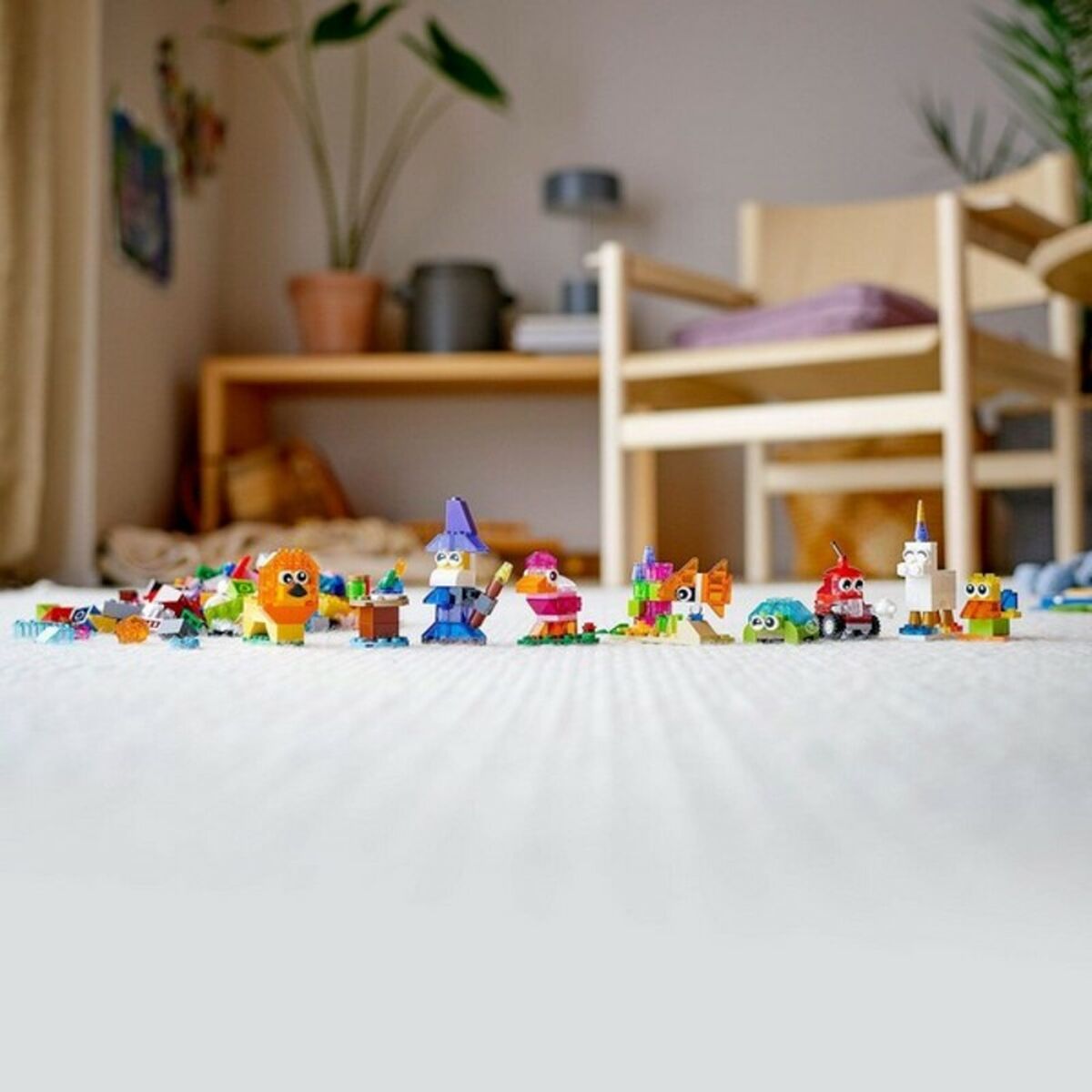 Juego de Construcción Classic Transparent Bricks Lego 11013 Multicolor