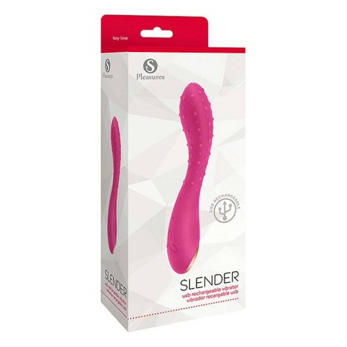 Vibrador Punto G S Pleasures Slender Rosa