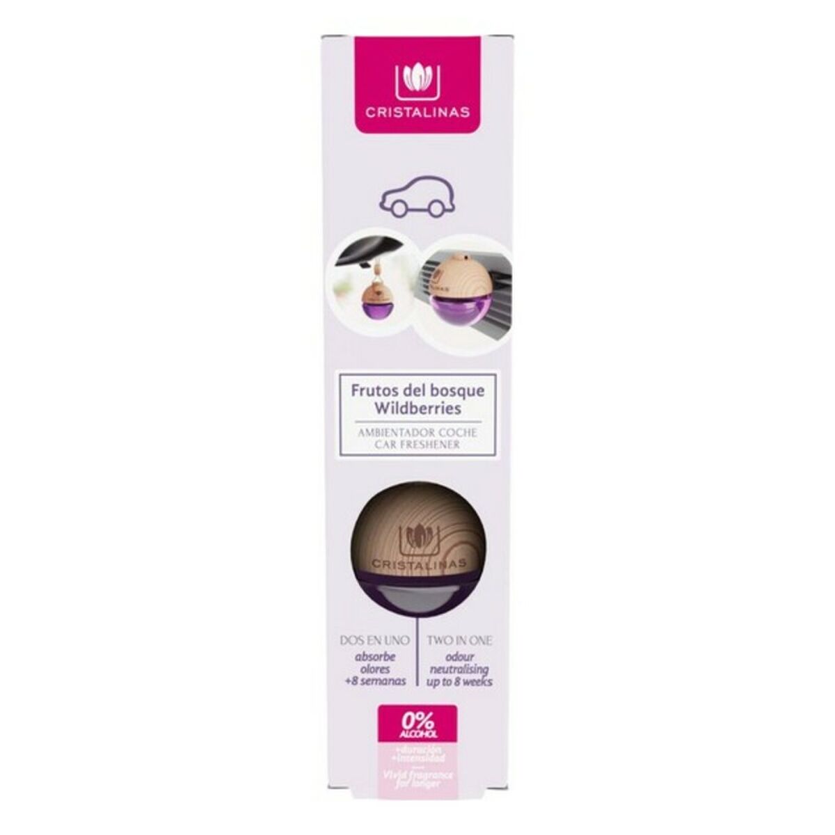 Ambientador para Coche Cristalinas Frutos del bosque (6 ml)