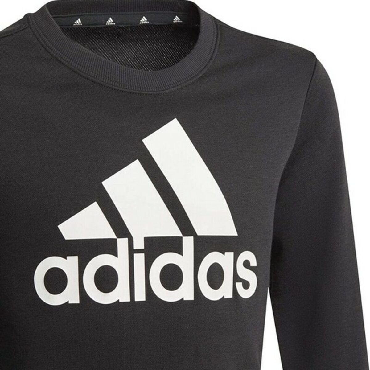 Sudadera sin Capucha Niña  G BL SWT Adidas  GP0040 Negro