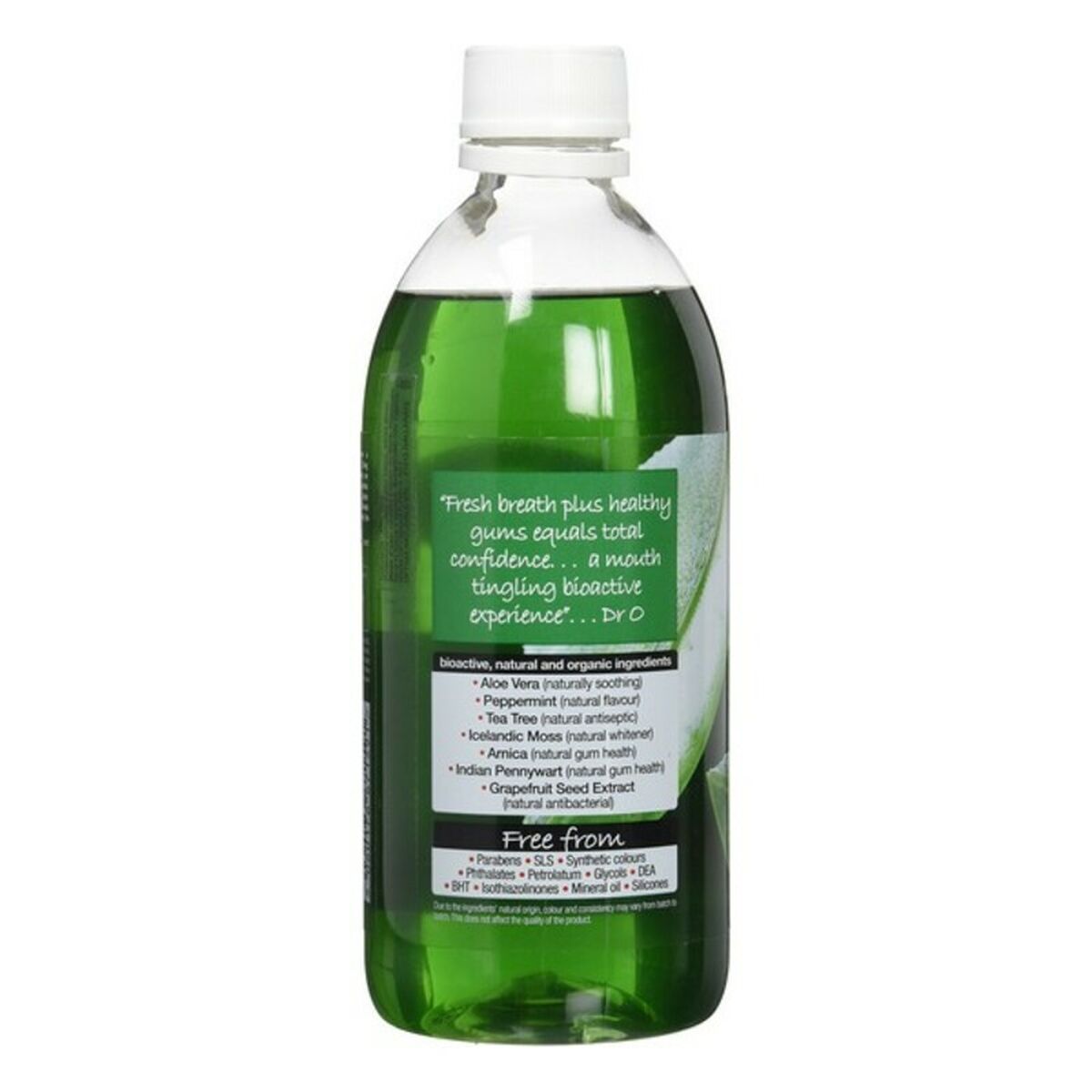 Enjuague Bucal Dr.Organic Aloe Vera 500 ml