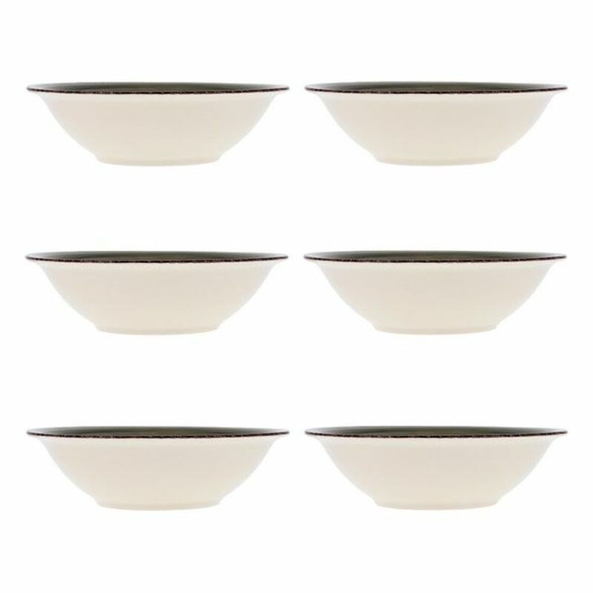 Fuente de Cocina Quid Vita Verde Cerámica 6 Piezas