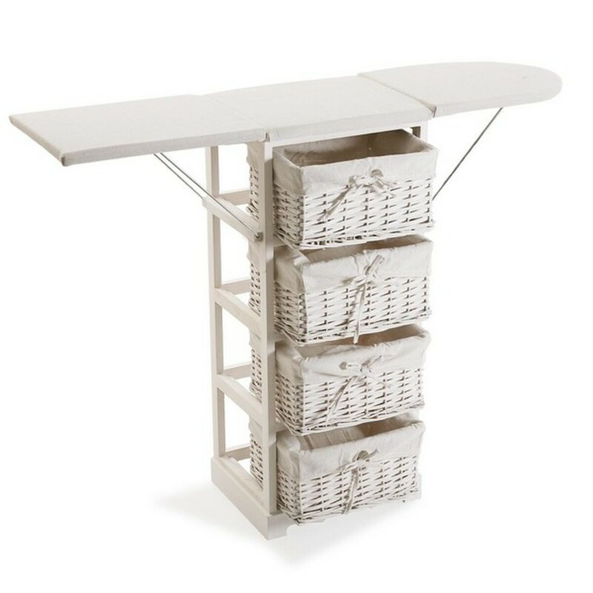 Centro de Planchado Basic Blanco Madera (30 x 85 x 110 cm)