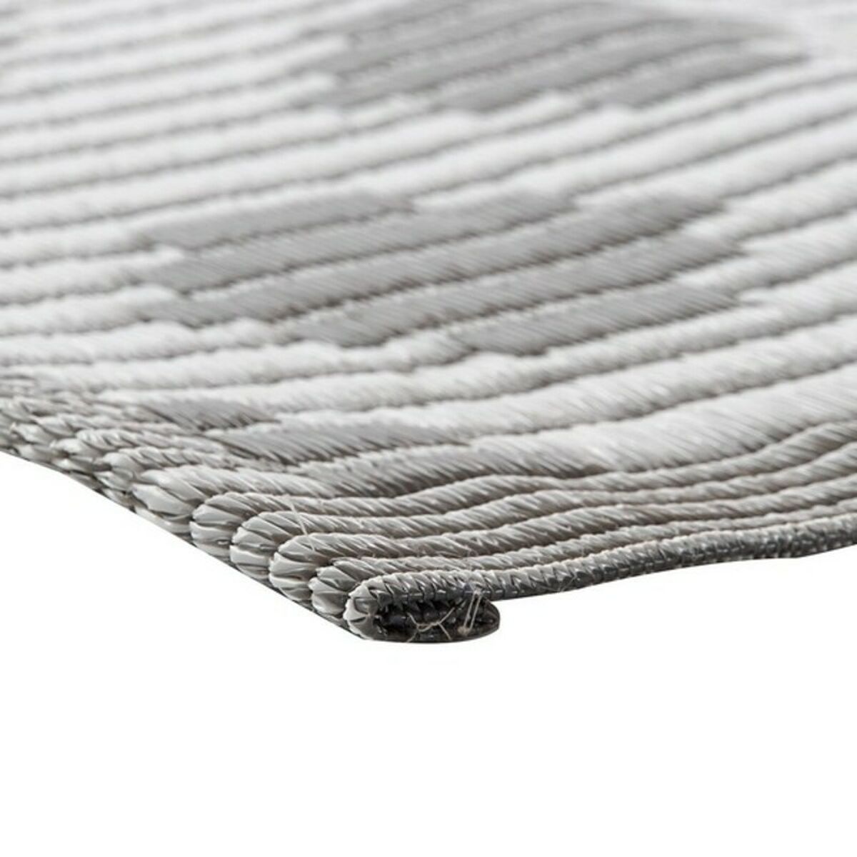 Alfombra DKD Home Decor Negro Gris Polipropileno (2 pcs) (150 x 210 x 1 cm)