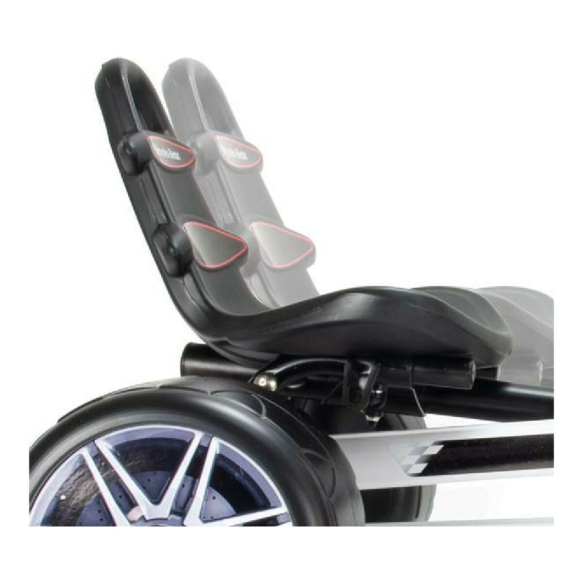 Coche Kart Injusa 4122 Blanco Pedales 89 x 60 x 50 cm