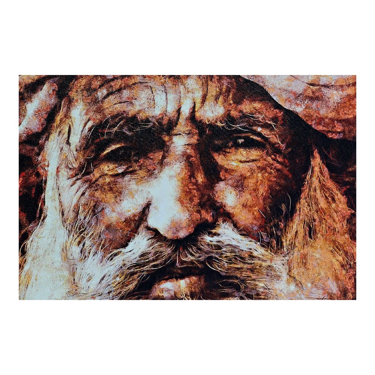 Lienzo DKD Home Decor Lienzo Madera MDF 50 x 1,8 x 70 cm