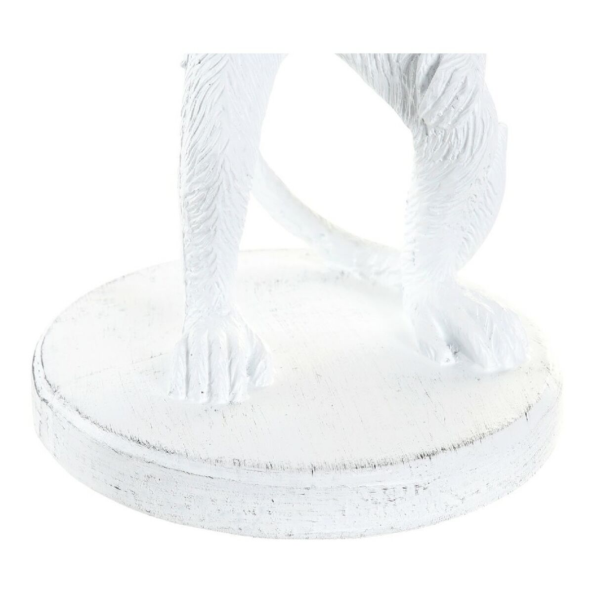 Lámpara de mesa DKD Home Decor Blanco Negro Poliéster Metal Resina 25W 220 V Mono (2 pcs) (20 x 20 x 45 cm)