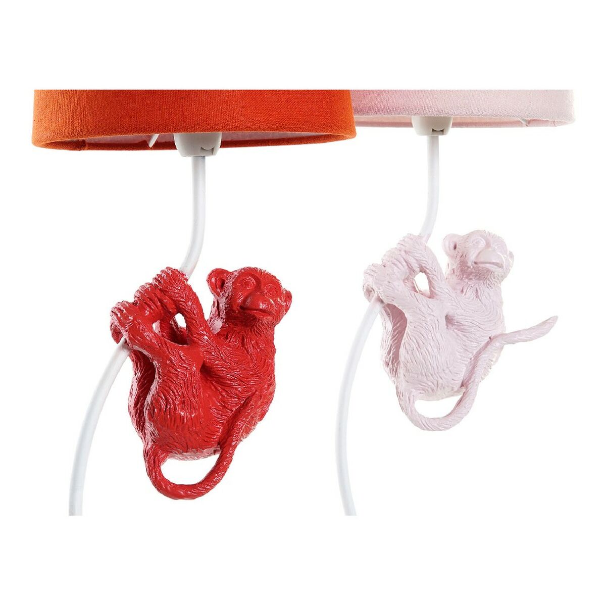 Lámpara de mesa DKD Home Decor Poliéster Resina 25W 220 V Mono (2 pcs) (19 x 17 x 53 cm)