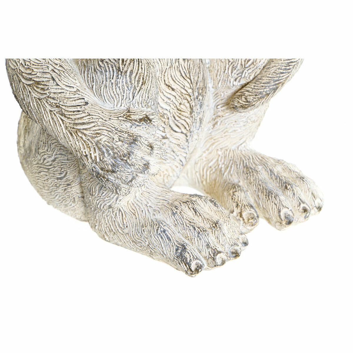 Figura Decorativa DKD Home Decor Blanco Mono Tropical Decapé 16 x 15 x 30 cm