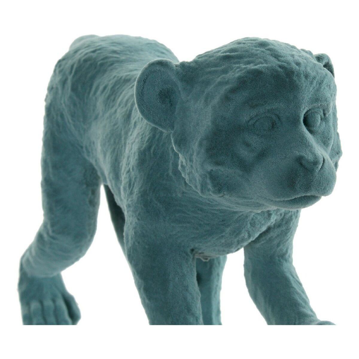 Figura Decorativa DKD Home Decor Verde Rosa Mono Tropical 31 x 9,5 x 19 cm (2 Unidades)