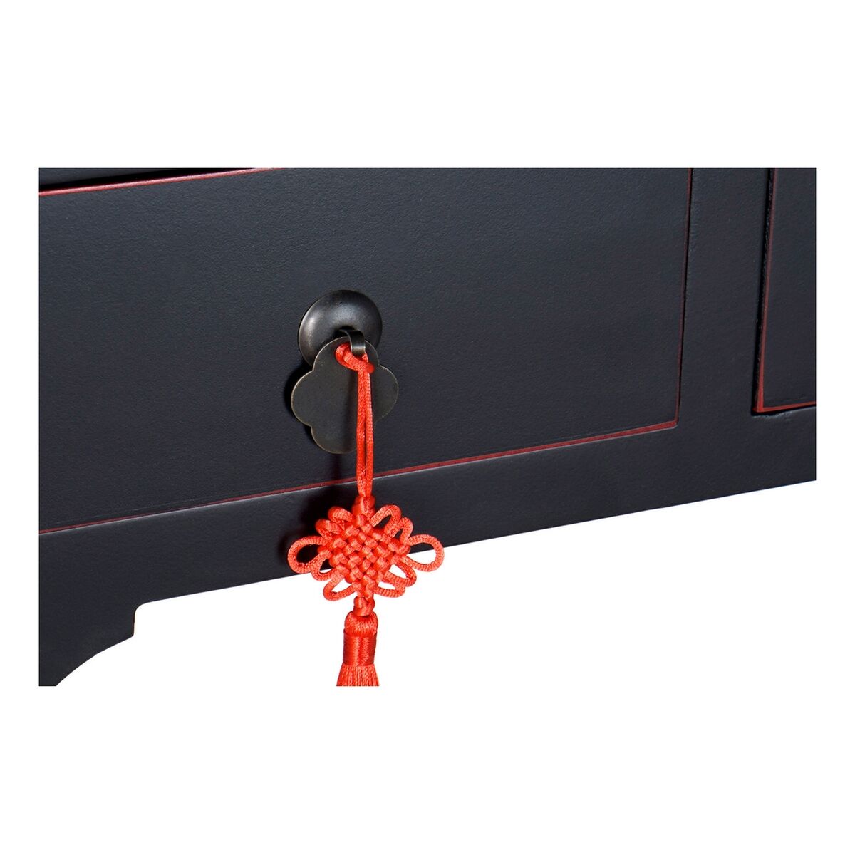 Recibidor con 3 Cajones DKD Home Decor Negro 96 x 26 x 80 cm