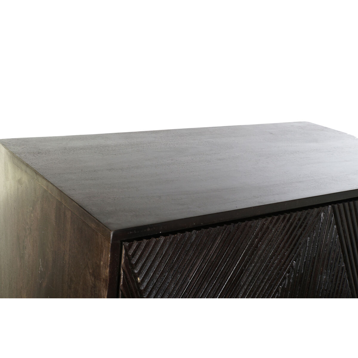 Aparador DKD Home Decor Negro Marrón oscuro Metal Madera de mango 84 x 43 x 153,5 cm