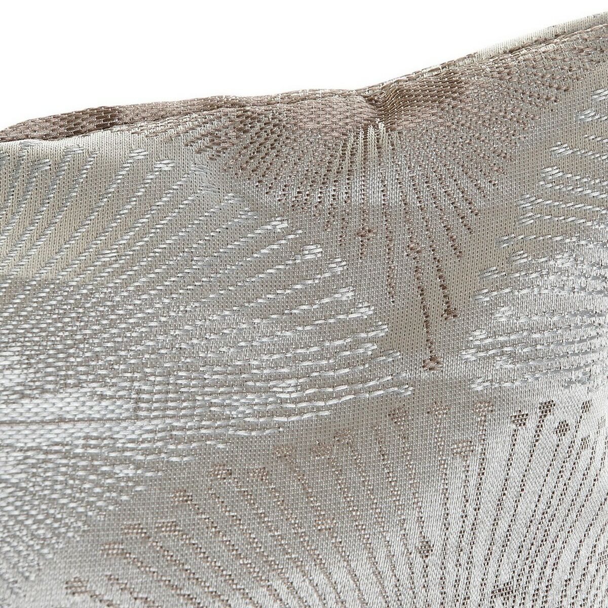 Cojín DKD Home Decor Gris Poliéster Aluminio Tradicional