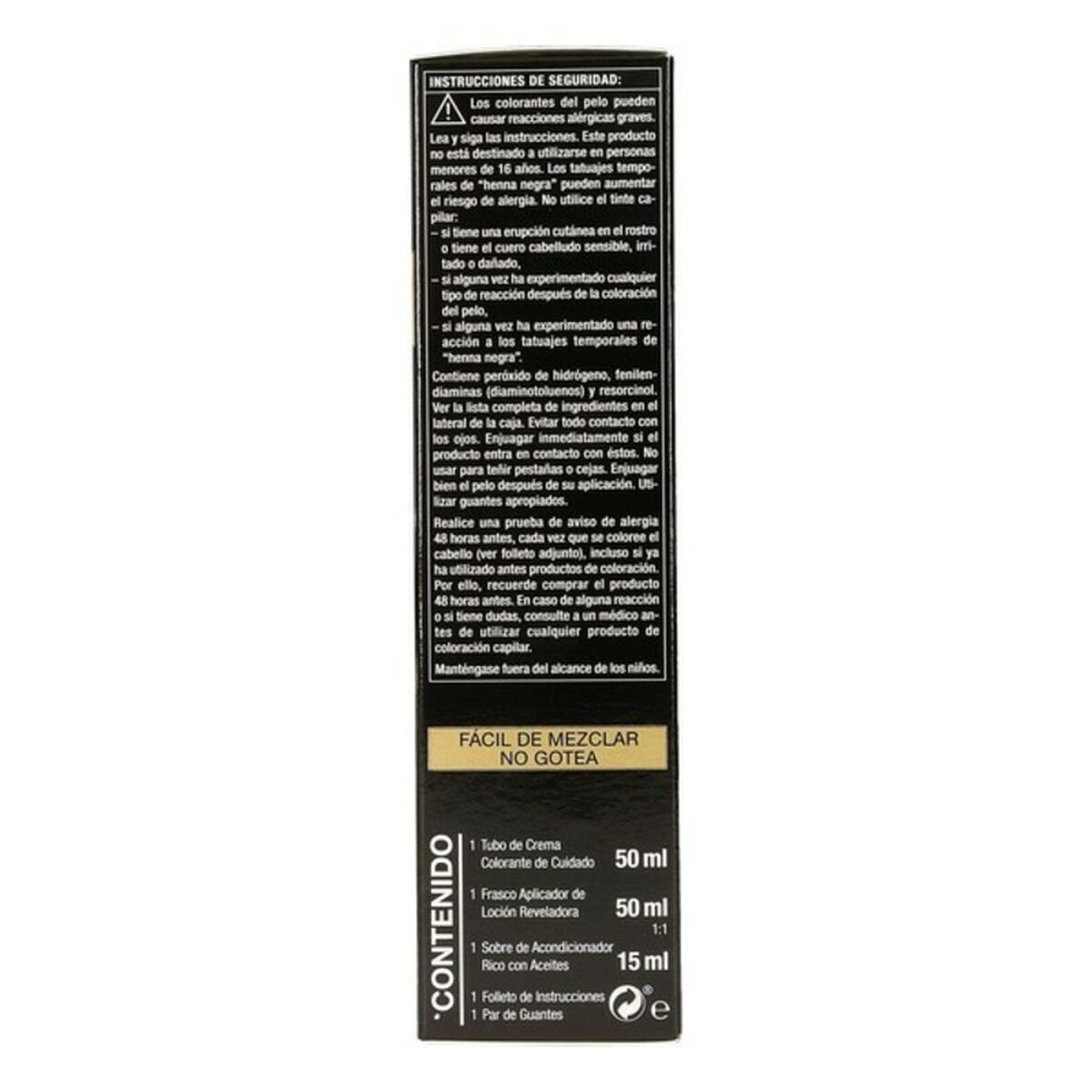 Tinte Permanente   Syoss Olio Intense Sin amoniaco Nº 3,10 Castaño