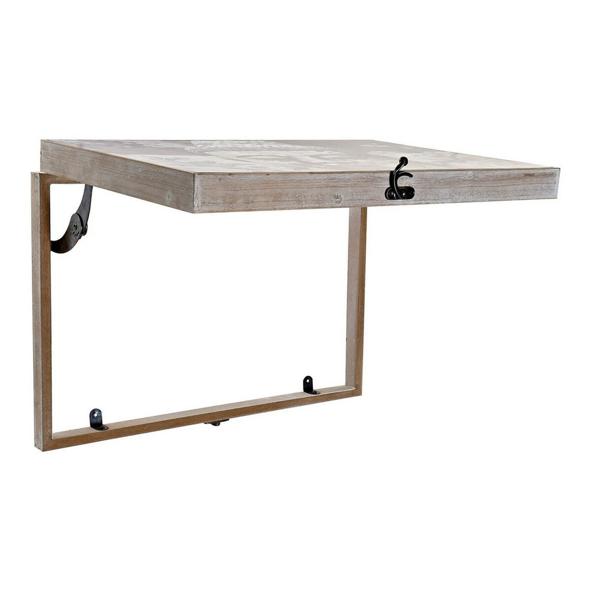 Caja Decorativa DKD Home Decor Gris Madera MDF Buda Contador (2 Unidades)