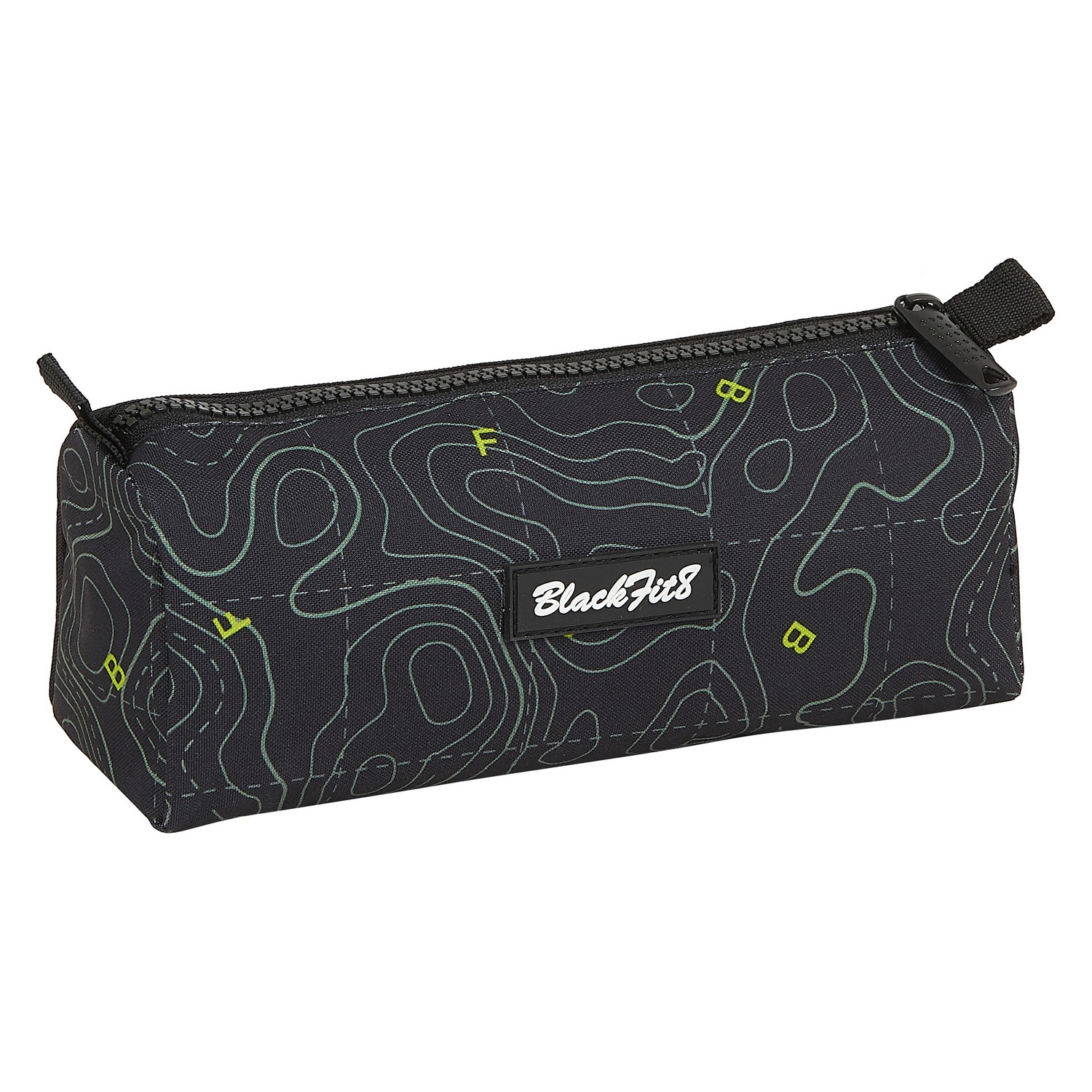 Estuche Topografhy BlackFit8 842142742 Negro Verde (21 x 8 x 7 cm)