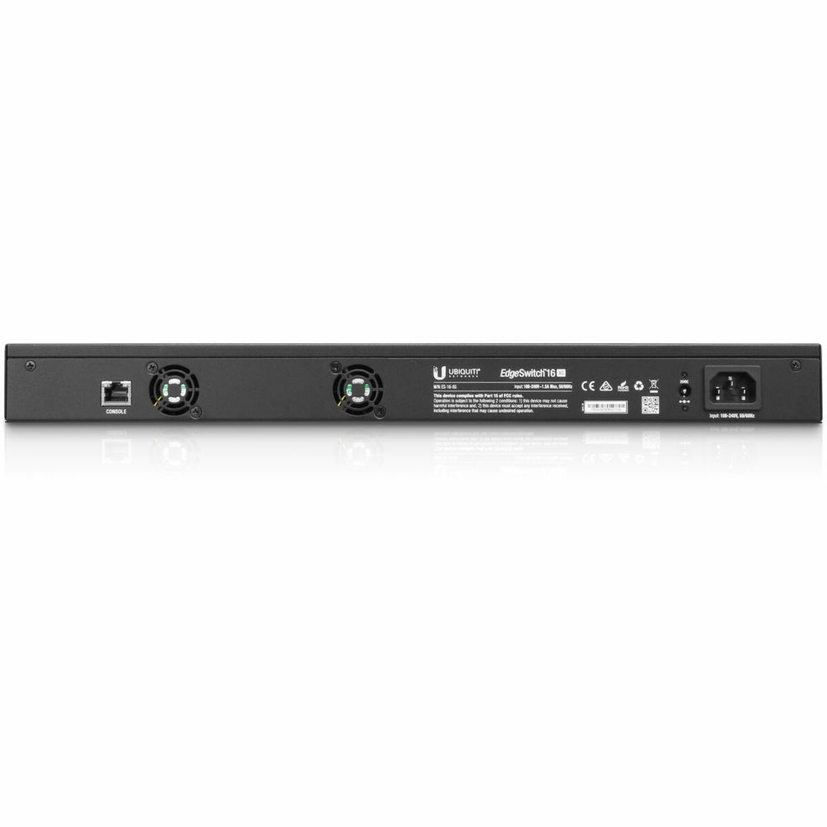 Switch de Armario UBIQUITI ES-16-XG EDGE Gigabit Ethernet Negro