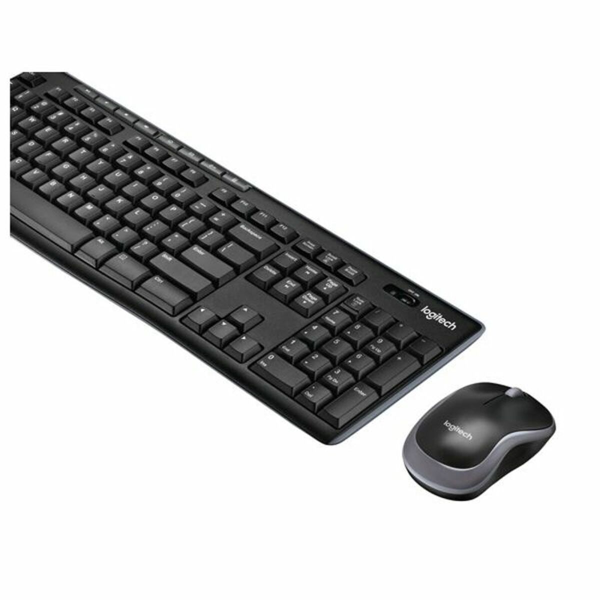 Teclado y Ratón Inalámbrico Logitech MK270 Negro Español Qwerty Español
