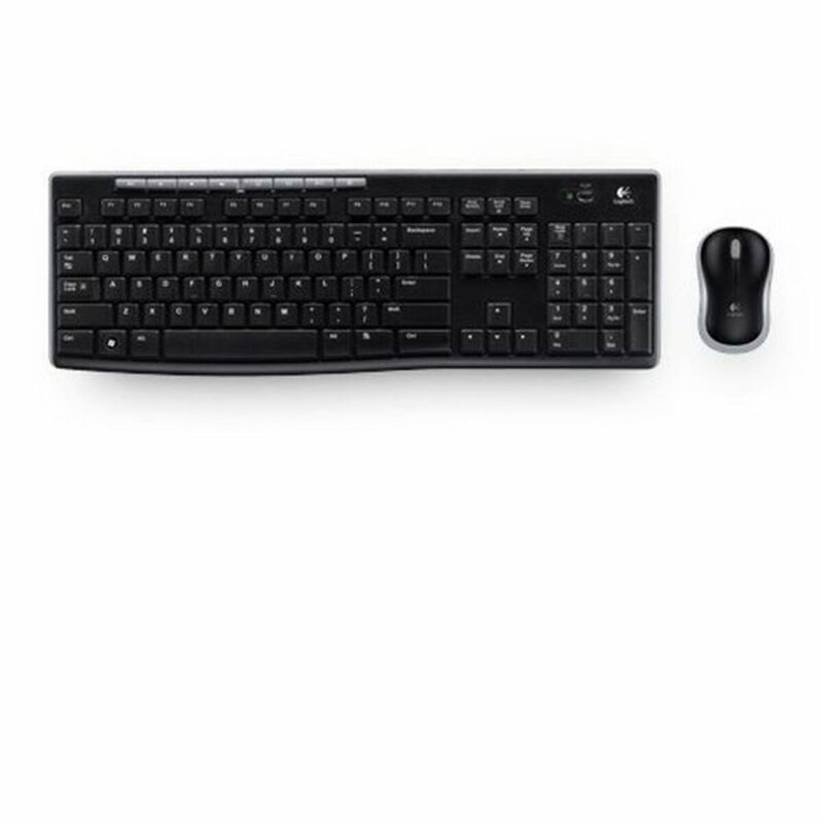 Teclado y Ratón Inalámbrico Logitech MK270 Negro Español Qwerty Español