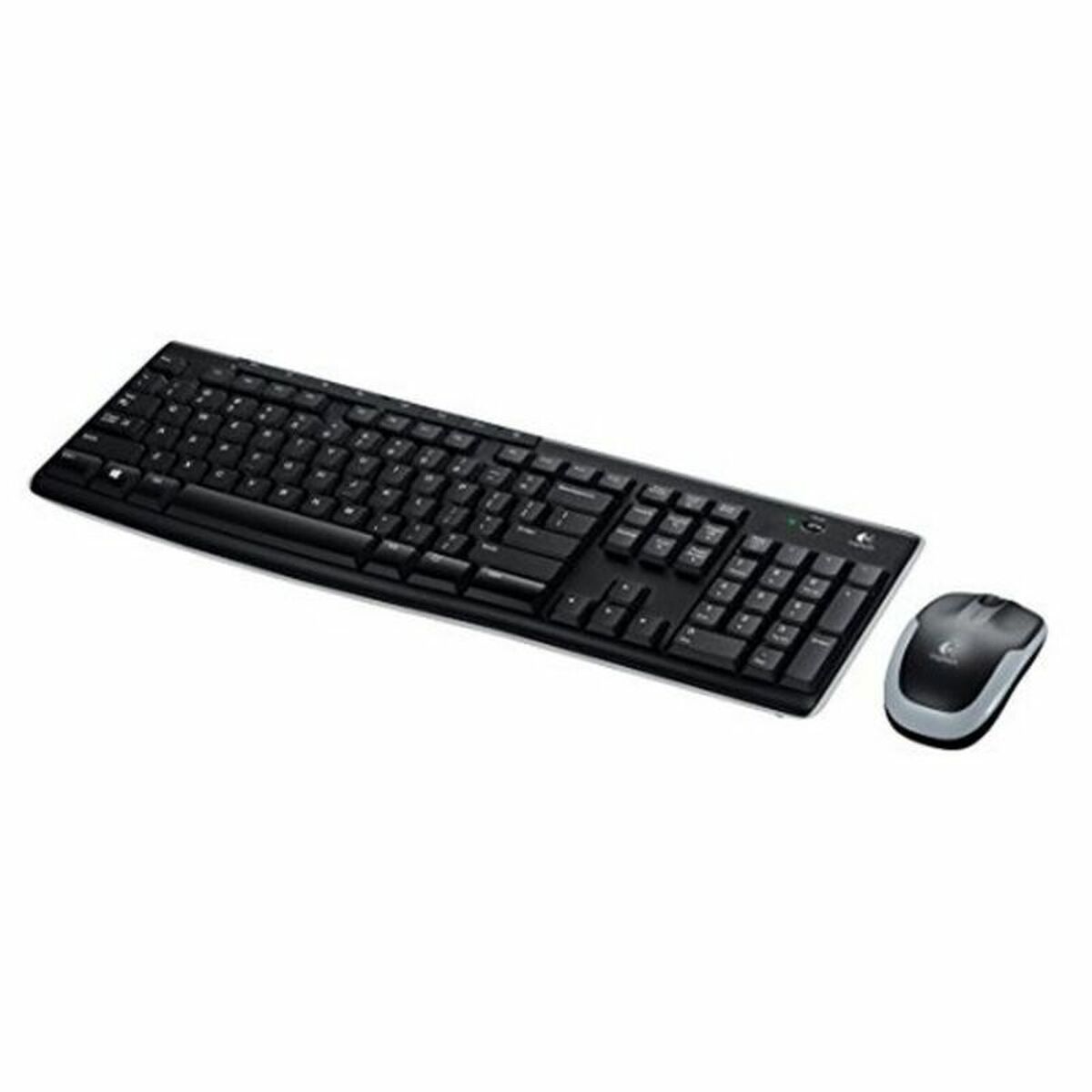 Teclado y Ratón Inalámbrico Logitech MK270 Negro Español Qwerty Español