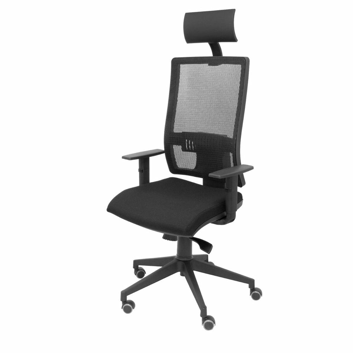 Silla de Oficina con Cabecero Horna bali Piqueras y Crespo BALI840 Negro