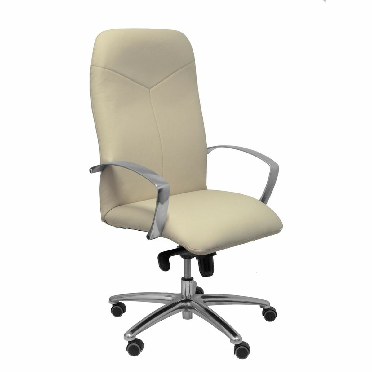 Sillón de Oficina Caudete similpiel Piqueras y Crespo 5DBSP02 Blanco Crema