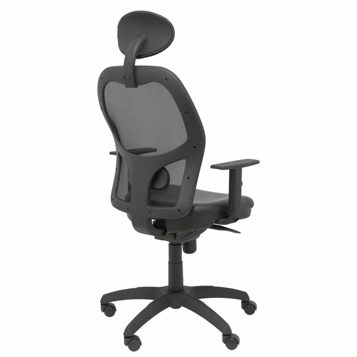 Silla de Oficina con Cabecero Jorquera similpiel Piqueras y Crespo SNSPNEC Negro