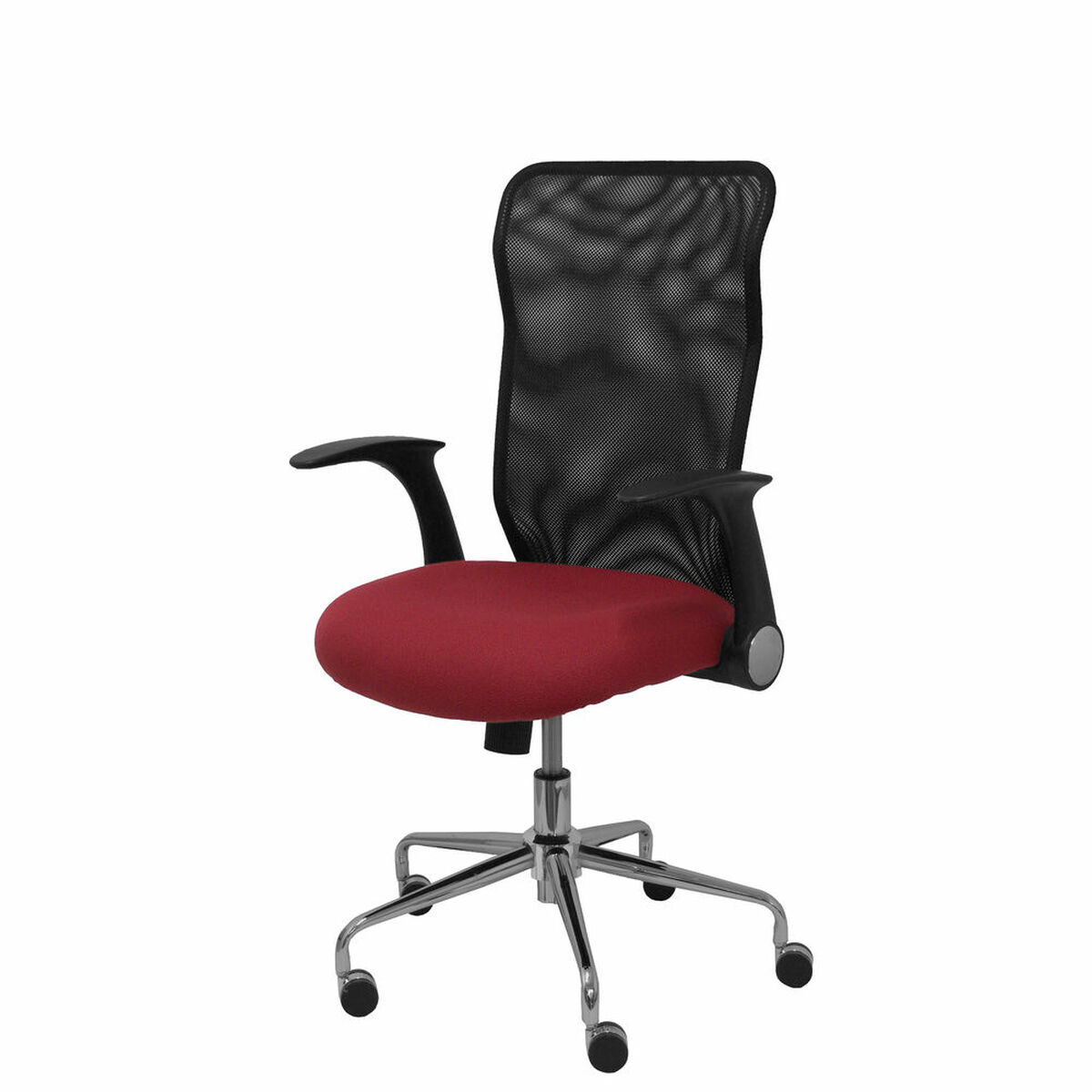 Silla de Oficina Minaya Piqueras y Crespo BALI933 Rojo Granate