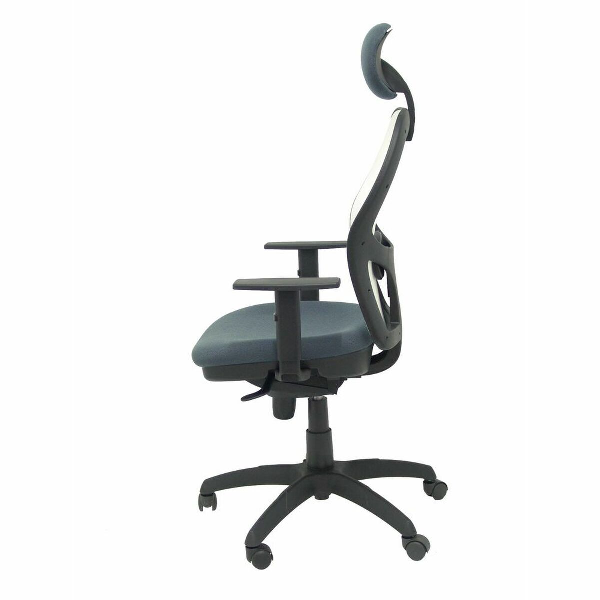 Silla de Oficina con Cabecero Jorquera Piqueras y Crespo ALI600C Gris Gris oscuro