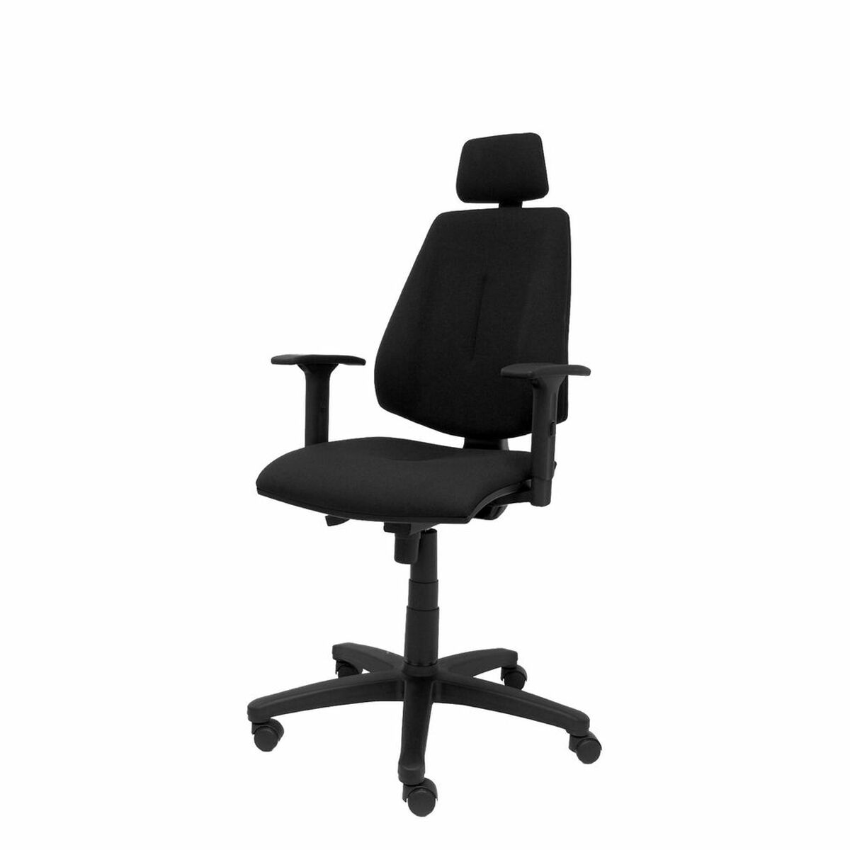 Silla de Oficina con Cabecero  Montalvos Piqueras y Crespo 942252 Negro