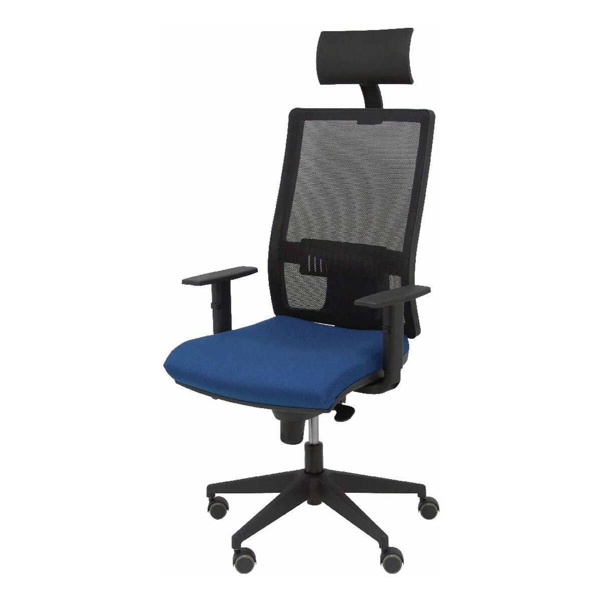 Silla de Oficina con Cabecero Horna  Piqueras y Crespo BALI200 Azul marino