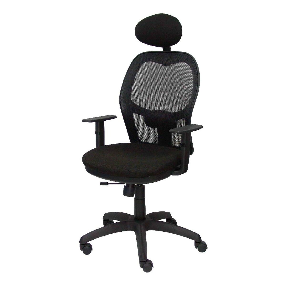 Silla de Oficina con Cabecero Jorquera  Piqueras y Crespo I840CTK Negro