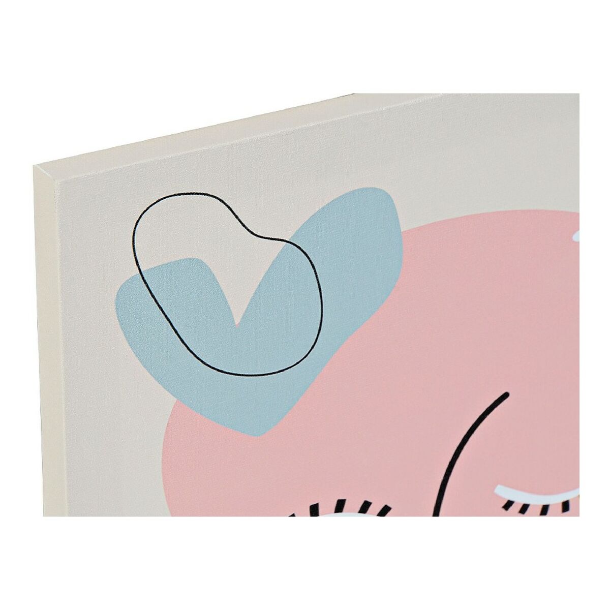 Cuadro DKD Home Decor Face Lienzo Abstracto (30 x 1,8 x 40 cm)