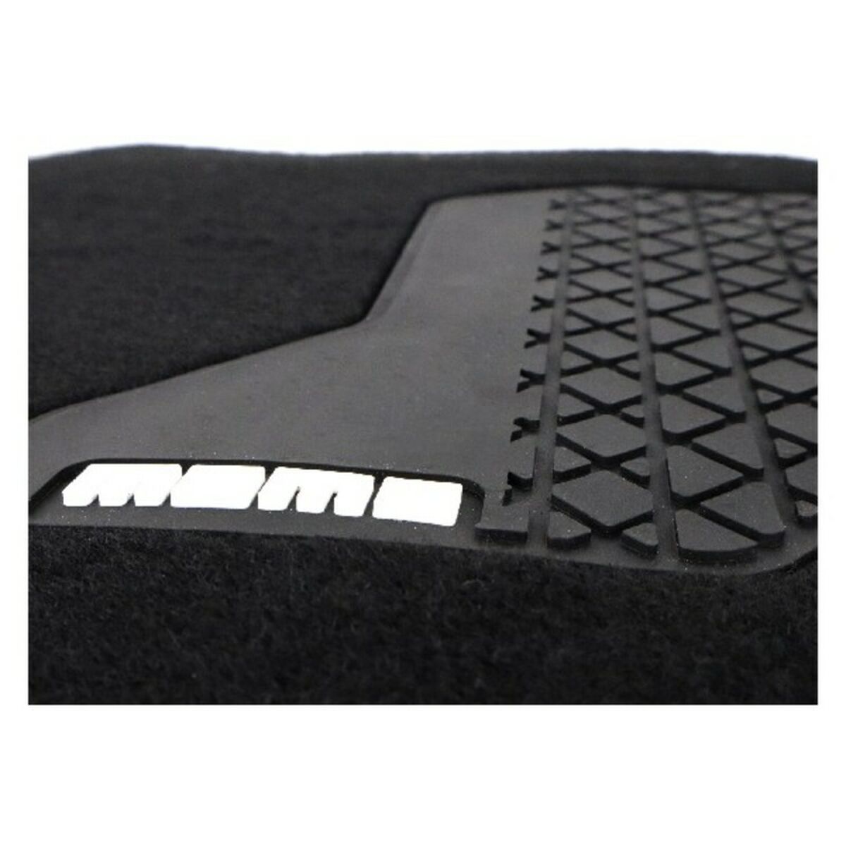 Alfombrilla para Coche MOMO MOMLCM012BW Blanco Negro Universal