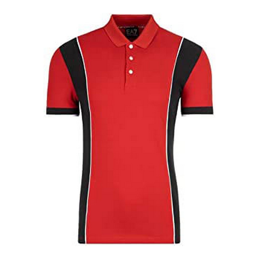 Polo de Manga Corta Hombre Armani Jeans C1450 Rojo
