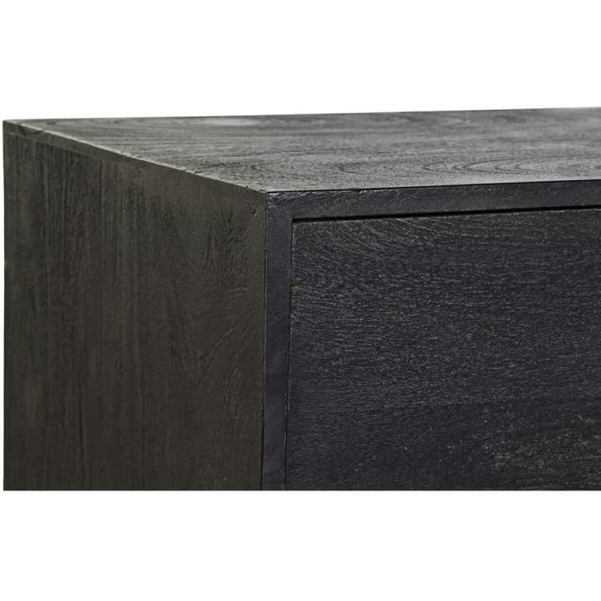 Aparador DKD Home Decor Negro Dorado Madera de mango 145 x 41 x 77 cm